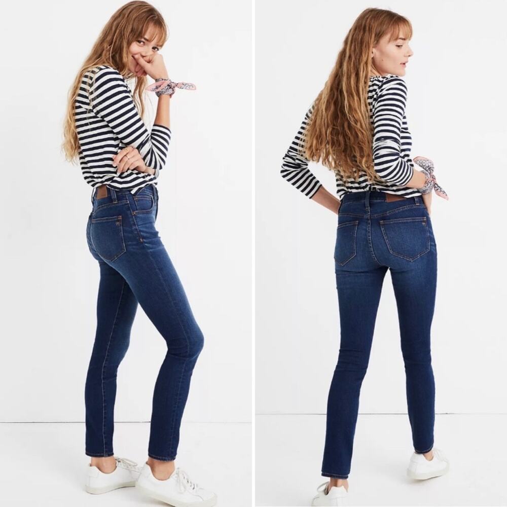 Madewell Roadtripper High Rise Skinny Jeans Medium Wash Size 24